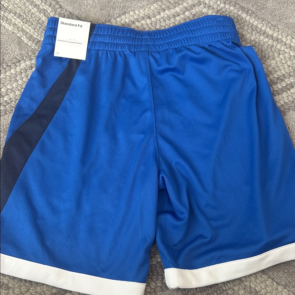 Nike Blue and Black Athletic Shorts